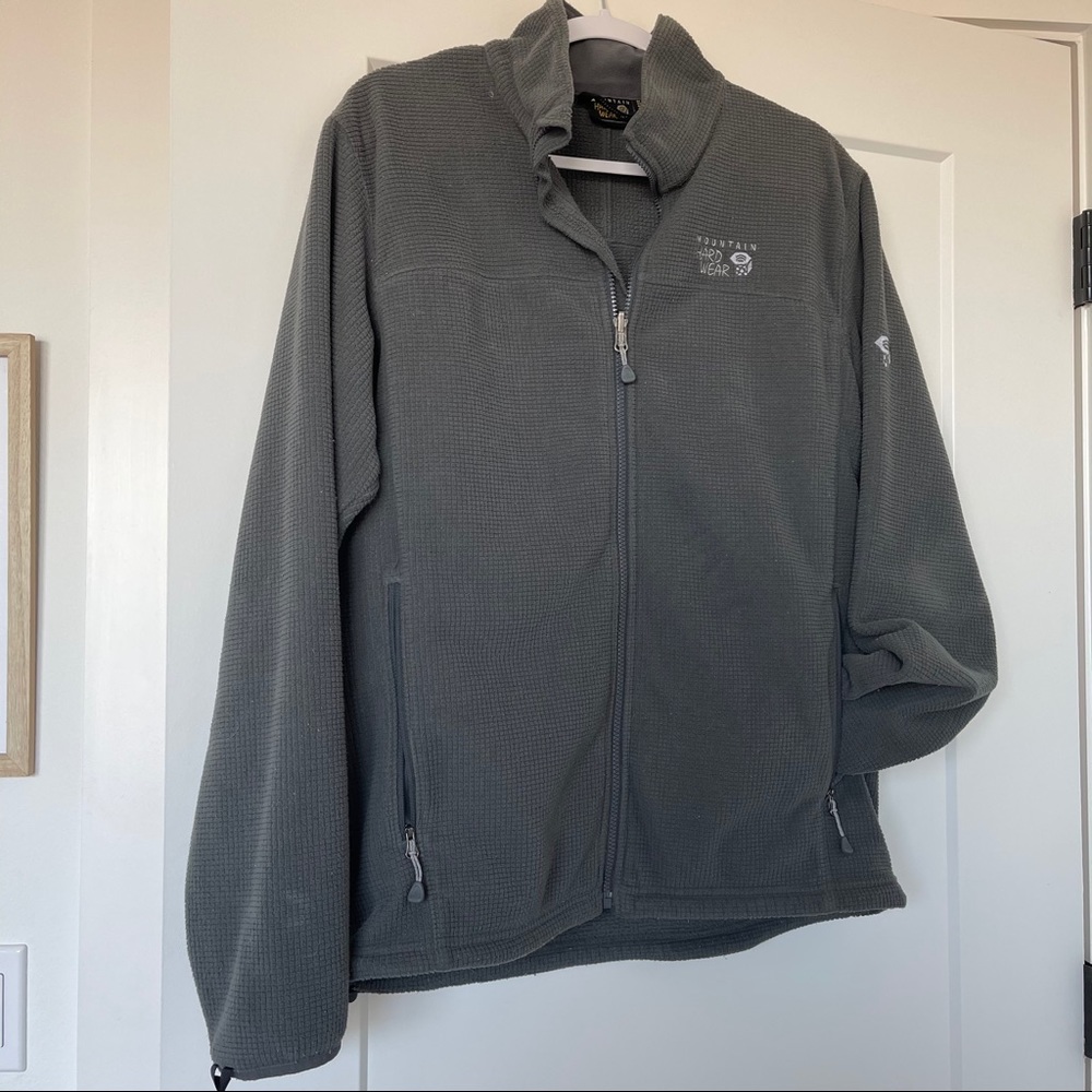 Mountain Hardware Waffle Knit jacket layer zip up